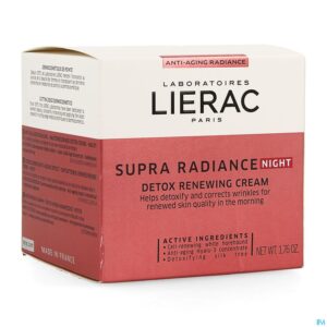 Packshot Lierac Supra Radiance Nachtcreme Pot 50ml