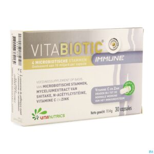 Packshot Vitabiotic Immune V-caps 30