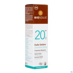 Packshot Biosolis Zonneolie Spray Ip20 100ml Nf