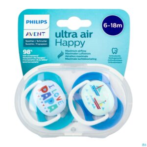 Packshot Philips Avent Fopspeen 6m+ Happy Boy