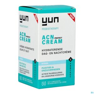 Packshot Yun Acn Hydra Protect Gezichtscreme 50ml