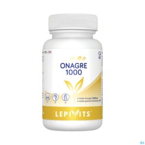 Packshot Lepivits Teunisbloemolie 1000mg Caps 60