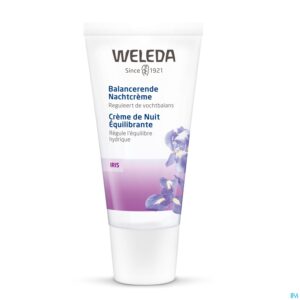 Packshot Weleda Balancerende Nachtcreme Iris 30ml