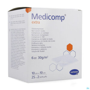 Packshot Medicomp Kp Ster Extra 6l 10x10cm 30g 25x2