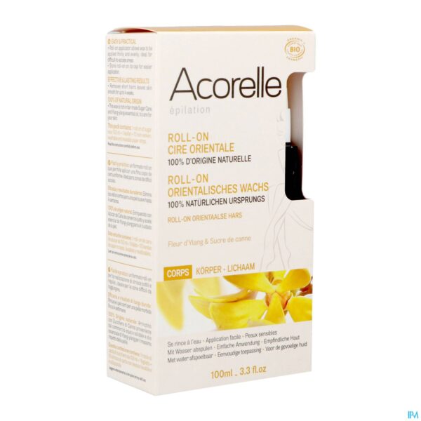 Packshot Acorelle Orientaal.hars Ylang&suiker Roll-on 100ml