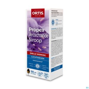 Packshot Ortis Propex Verzachtende Siroop 150ml