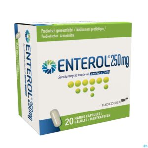 Packshot Enterol 250mg Caps Harde Dur 20 X 250mg