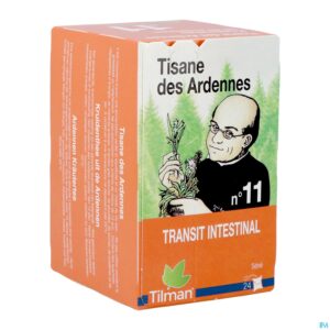 Packshot Kruidenthee Ardennen N11 Darmtransit Tea Bags 24