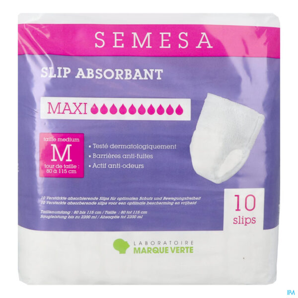 Packshot Semesa Absorberende Slips Maxi M