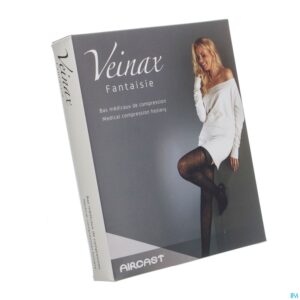 Packshot Veinax Panty Grote Diamant 2 Lang Zwart Maat 4