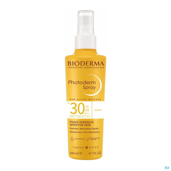 Packshot Bioderma Photoderm Spray Invisible Spf30 200ml