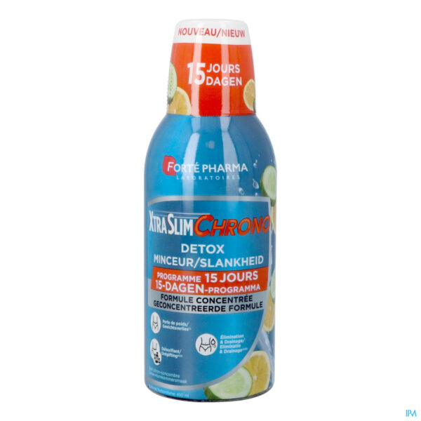 Packshot Xtraslim Chrono Detox Slankheid 450ml