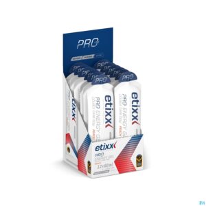 Packshot Etixx Double Carb Energy Gel Proline Peach 12x60ml