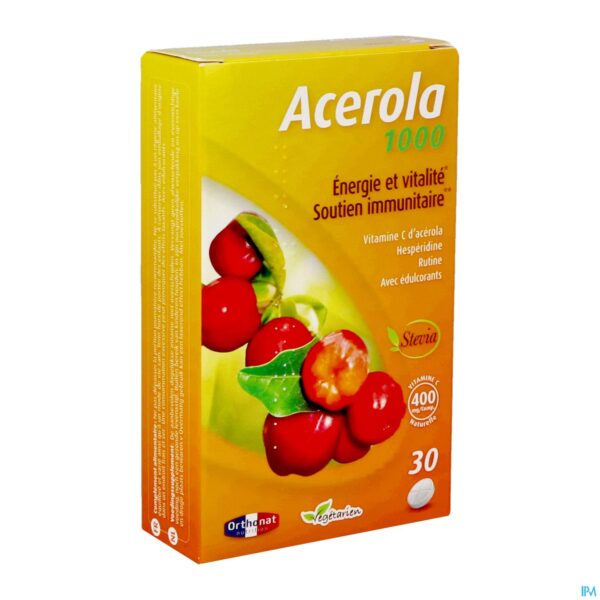 Packshot Acerola 1000 Tabl 30 Nf Orthonat