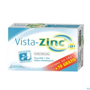 Packshot Vista Zinc Smelttabl 50 + 10 Gratis