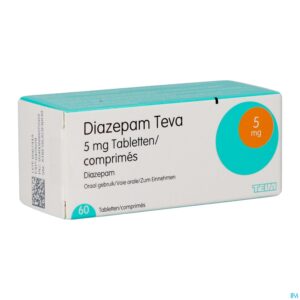 Packshot Diazepam Teva Pi Pharma 5mg Tabl 60 Pip