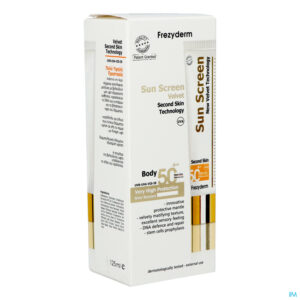 Packshot Frezyderm Sunscreen Velvet Body Spf50+125ml