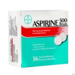 Packshot Aspirine 500mg Comp Eff 36