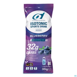 Packshot 6d Isotonic Sports Drink Blueberry Pdr Zakje 35g