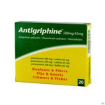 Packshot Antigriphine Comp 20 X 500mg