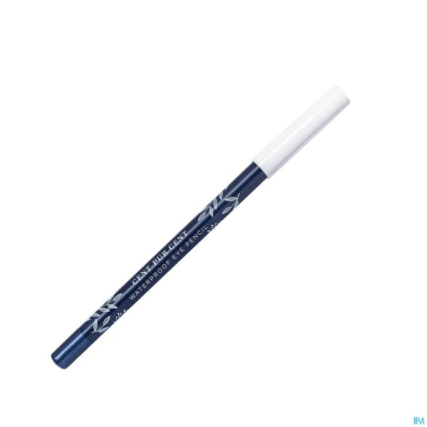 Packshot Cent Pur Cent Waterproof Eyepencil Bleu Fonce0,8ml
