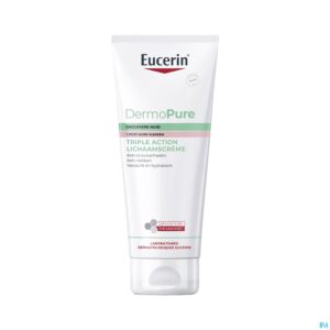 Packshot Eucerin Dermopure Triple Action Lichaamscr. 200ml