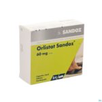 Packshot Orlistat Sandoz Harde Caps 84 X 60mg