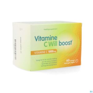 Packshot Vitamine C Will Boost Caps 60