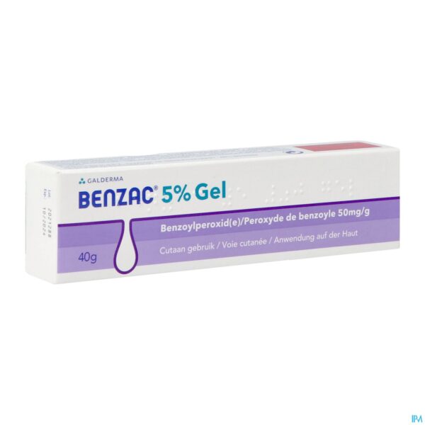 Packshot Benzac Ac 5% Gel 40g