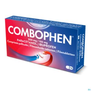 Packshot Combophen 500mg/150mg Filmomh Tabl 16