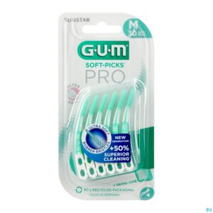 Packshot Gum Soft Picks Pro Medium 30